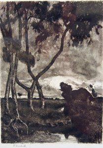 Storm in the Moor by Fritz Overbeck